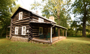 North Side of Log Cabin